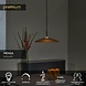 Lucide MENGA - Hanglamp - Ø 40 cm - LED Dimb. - 1x11W 2700K - Amber - Premium