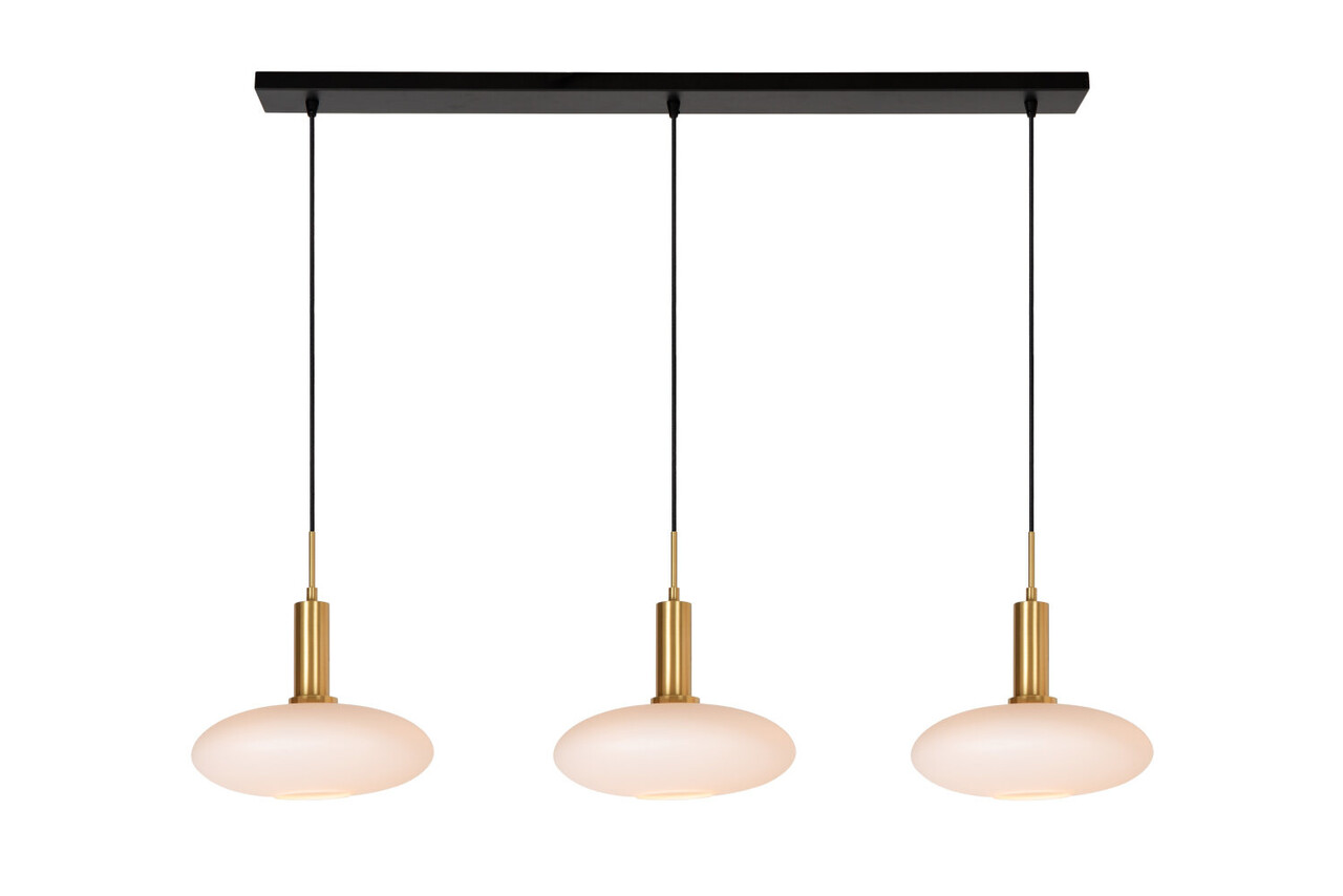 Lucide SINGALA - Hanglamp - 3xE27 - Mat Goud / Messing
