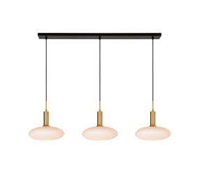 Lucide SINGALA - Hanglamp - 3xE27 - Mat Goud / Messing