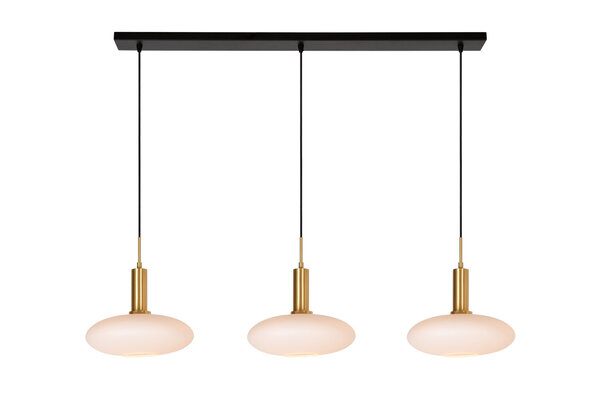 Lucide SINGALA - Hanglamp - 3xE27 - Mat Goud / Messing