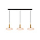 Lucide SINGALA - Hanglamp - 3xE27 - Mat Goud / Messing