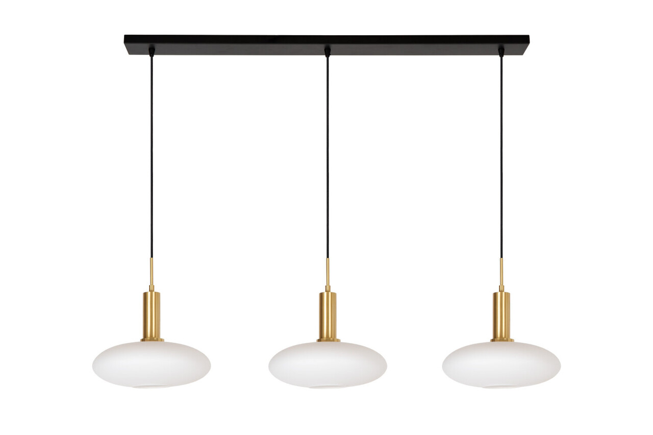 Lucide SINGALA - Hanglamp - 3xE27 - Mat Goud / Messing