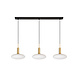 Lucide SINGALA - Hanglamp - 3xE27 - Mat Goud / Messing