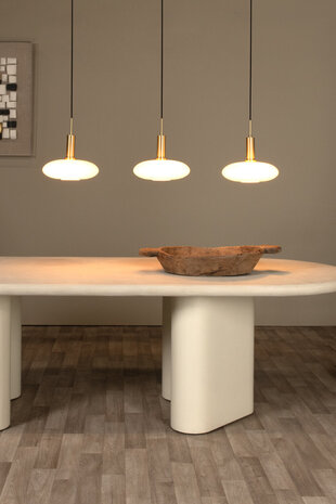 Lucide SINGALA - Hanglamp - 3xE27 - Mat Goud / Messing