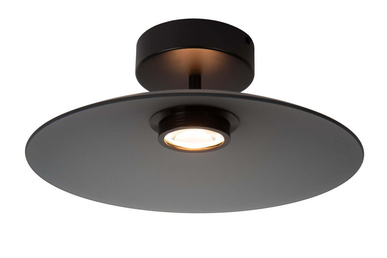 Lucide MENGA - Plafonnière - Ø 40 cm - LED Dimb. - 1x11W 2700K - Fumé - Premium Lucide MENGA - Plafonnière - Ø 40 cm - LED Dimb. - 1x11W 2700K - Fumé - Premium