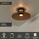 Lucide MENGA - Plafonnière - Ø 40 cm - LED Dimb. - 1x11W 2700K - Amber - Premium