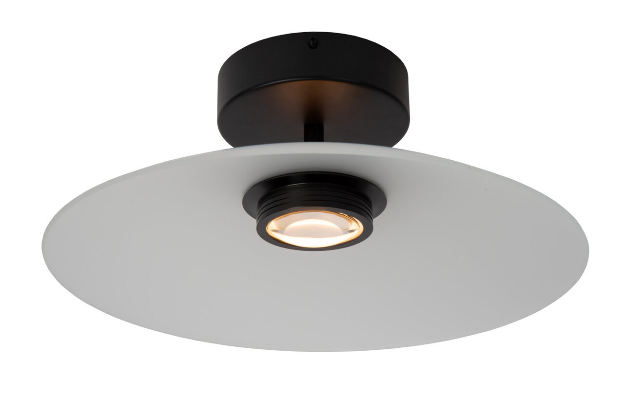 Lucide MENGA - Plafonnière - Ø 40 cm - LED Dimb. - 1x11W 2700K - Opaal - Premium Lucide MENGA - Plafonnière - Ø 40 cm - LED Dimb. - 1x11W 2700K - Opaal - Premium