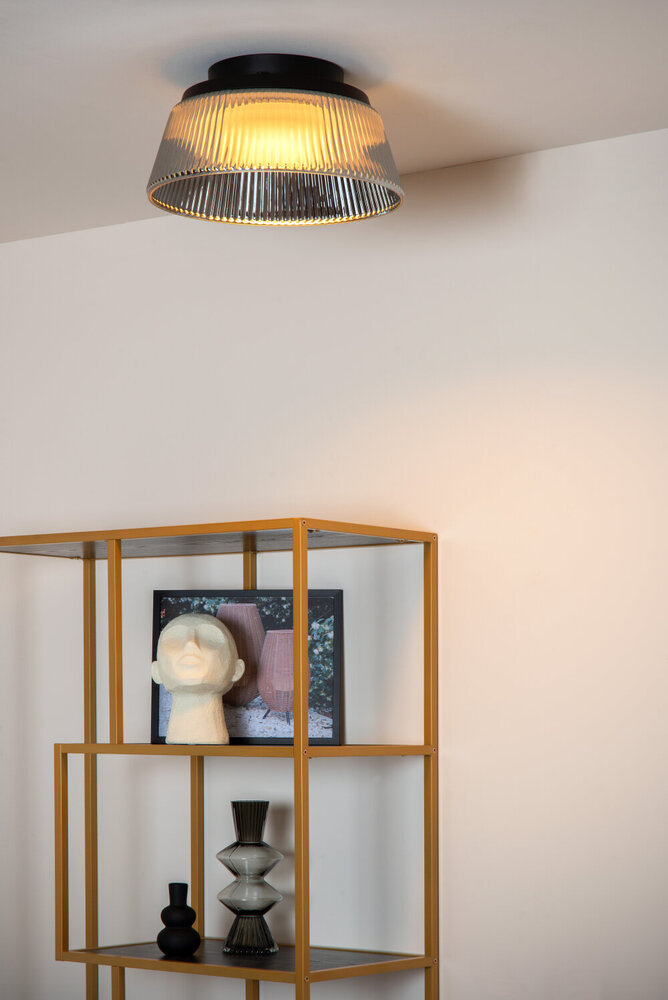 Lucide VIXI - Plafonnière - Ø 35 cm - LED Dimb. - 1x17,6W 2900K - Fumé Lucide VIXI - Plafonnière - Ø 35 cm - LED Dimb. - 1x17,6W 2900K - Fumé