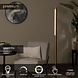 Lucide GRIFFITH - Vloerlamp - Ø 21 cm - LED Dimb. - CCT - 1x18W 2700K/4000K - Brons - Premium Lucide GRIFFITH - Vloerlamp - Ø 21 cm - LED Dimb. - CCT - 1x18W 2700K/4000K - Brons - Premium