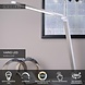 Lucide VARIO LED - Bureaulamp - LED Dimb. - CCT - 1x8W 2700K/6500K - Wit Lucide VARIO LED - Bureaulamp - LED Dimb. - CCT - 1x8W 2700K/6500K - Wit