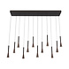 Lucide JOAKIM - Hanglamp - LED Dimb. - CCT - 12x7W 2700K/4000K - Met vervangbare LED-module - Koffie - Premium Lucide JOAKIM - Hanglamp - LED Dimb. - CCT - 12x7W 2700K/4000K - Met vervangbare LED-module - Koffie - Premium