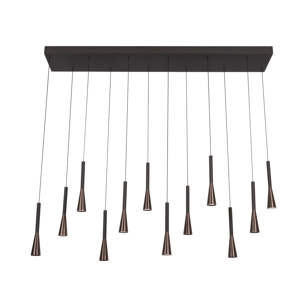 Lucide JOAKIM - Hanglamp - LED Dimb. - CCT - 12x7W 2700K/4000K - Met vervangbare LED-module - Koffie - Premium Lucide JOAKIM - Hanglamp - LED Dimb. - CCT - 12x7W 2700K/4000K - Met vervangbare LED-module - Koffie - Premium