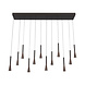 Lucide JOAKIM - Hanglamp - LED Dimb. - CCT - 12x7W 2700K/4000K - Met vervangbare LED-module - Koffie - Premium Lucide JOAKIM - Hanglamp - LED Dimb. - CCT - 12x7W 2700K/4000K - Met vervangbare LED-module - Koffie - Premium