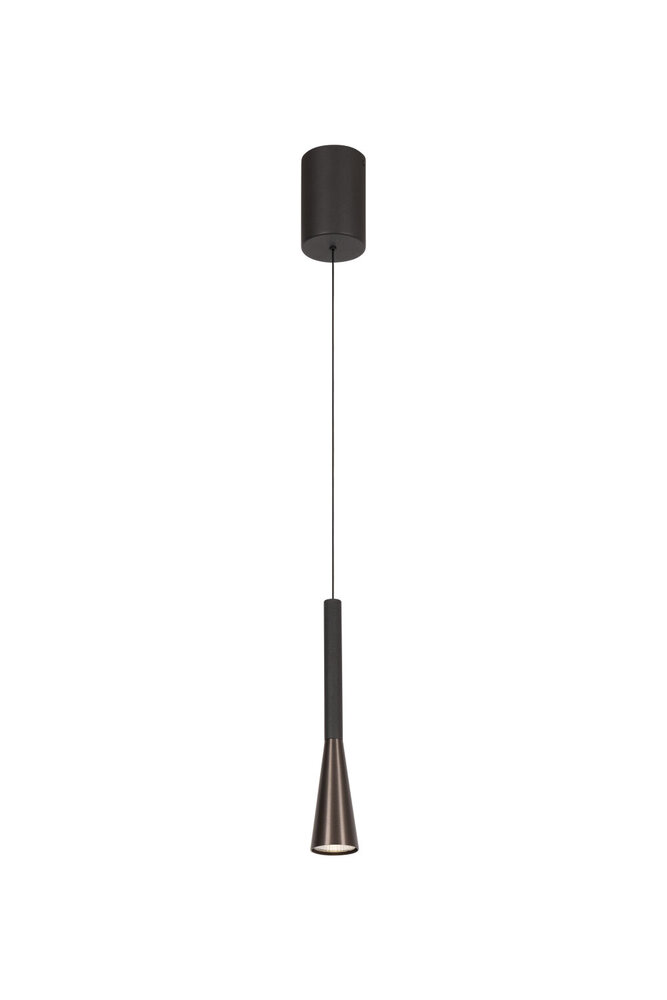 Lucide JOAKIM - Hanglamp - Ø 7,7 cm - LED Dimb. - CCT - 1x7W 2700K/4000K - Met vervangbare LED-module - Koffie - Premium Lucide JOAKIM - Hanglamp - Ø 7,7 cm - LED Dimb. - CCT - 1x7W 2700K/4000K - Met vervangbare LED-module - Koffie - Premium