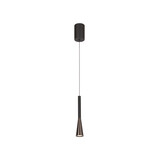Lucide JOAKIM - Hanglamp - Ø 7,7 cm - LED Dimb. - CCT - 1x7W 2700K/4000K - Met vervangbare LED-module - Koffie - Premium