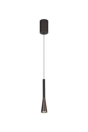 Lucide JOAKIM - Hanglamp - Ø 7,7 cm - LED Dimb. - CCT - 1x7W 2700K/4000K - Met vervangbare LED-module - Koffie - Premium Lucide JOAKIM - Hanglamp - Ø 7,7 cm - LED Dimb. - CCT - 1x7W 2700K/4000K - Met vervangbare LED-module - Koffie - Premium