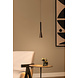 Lucide JOAKIM - Hanglamp - Ø 7,7 cm - LED Dimb. - CCT - 1x7W 2700K/4000K - Met vervangbare LED-module - Koffie - Premium