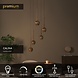 Lucide CALINA - Hanglamp - Ø 41,9 cm - LED Dimb. - CCT - 5x8,4W 2200K/3300K - Met vervangbare LED-module - Amber - Premium Lucide CALINA - Hanglamp - Ø 41,9 cm - LED Dimb. - CCT - 5x8,4W 2200K/3300K - Met vervangbare LED-module - Amber - Premium