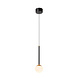 Lucide CALINA - Hanglamp - Ø 9,9 cm - LED Dimb. - CCT - 1x7W 2200K/3300K - Met vervangbare LED-module - Zwart - Premium
