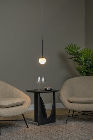 Lucide CALINA - Hanglamp - Ø 9,9 cm - LED Dimb. - CCT - 1x7W 2200K/3300K - Met vervangbare LED-module - Zwart - Premium