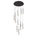 Lucide CALINA - Hanglamp - Ø 69,9 cm - LED Dimb. - 12x7,7W 2700K - Zwart - Premium Lucide CALINA - Hanglamp - Ø 69,9 cm - LED Dimb. - 12x7,7W 2700K - Zwart - Premium