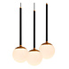 Lucide CALINA - Hanglamp - Ø 69,9 cm - LED Dimb. - 12x7,7W 2700K - Zwart - Premium Lucide CALINA - Hanglamp - Ø 69,9 cm - LED Dimb. - 12x7,7W 2700K - Zwart - Premium