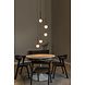 Lucide CALINA - Hanglamp - Ø 42 cm - LED Dimb. - 5x8,2W 2700K - Zwart - Premium