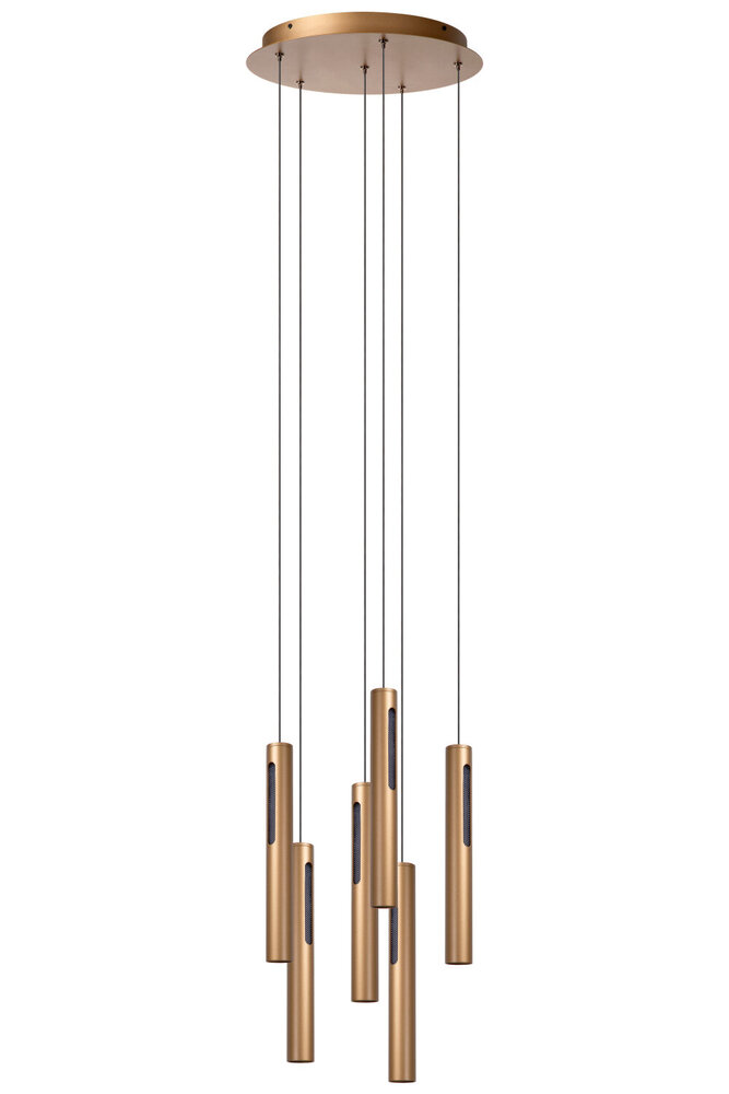 Lucide GRIFFITH - Hanglamp - Ø 38 cm - LED Dimb. - CCT - 6x6W 2700K/4000K - Geschikt voor vide en hoge plafonds - Brons - Premium Lucide GRIFFITH - Hanglamp - Ø 38 cm - LED Dimb. - CCT - 6x6W 2700K/4000K - Geschikt voor vide en hoge plafonds - Brons - Premium