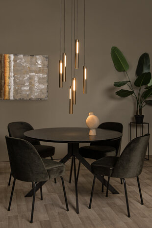 Lucide GRIFFITH - Hanglamp - Ø 38 cm - LED Dimb. - CCT - 6x6W 2700K/4000K - Geschikt voor vide en hoge plafonds - Brons - Premium Lucide GRIFFITH - Hanglamp - Ø 38 cm - LED Dimb. - CCT - 6x6W 2700K/4000K - Geschikt voor vide en hoge plafonds - Brons - Premium