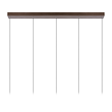 Lucide MARGARY - Hanglamp - LED Dimb. - 5x4,2W 2700K - Koffie Lucide MARGARY - Hanglamp - LED Dimb. - 5x4,2W 2700K - Koffie