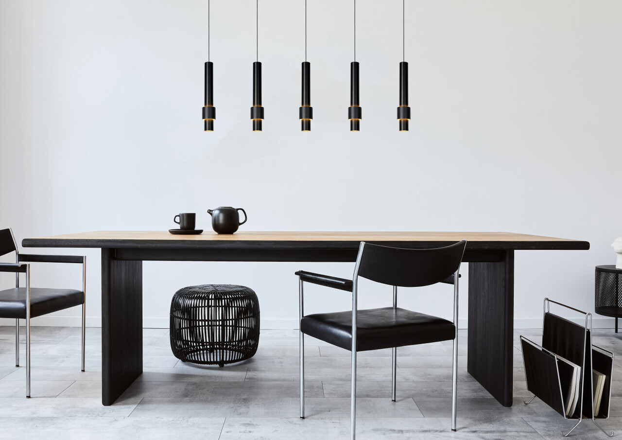Lucide MARGARY - Hanglamp - LED Dimb. - 5x4,2W 2700K - Zwart Lucide MARGARY - Hanglamp - LED Dimb. - 5x4,2W 2700K - Zwart