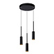 Lucide TUBULE - Hanglamp - Ø 26 cm - LED - 3x7W 2700K - Zwart Lucide TUBULE - Hanglamp - Ø 26 cm - LED - 3x7W 2700K - Zwart