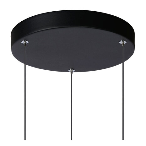 Lucide TUBULE - Hanglamp - Ø 26 cm - LED - 3x7W 2700K - Zwart Lucide TUBULE - Hanglamp - Ø 26 cm - LED - 3x7W 2700K - Zwart