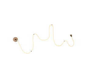 Lucide JANDERIN - Wandlamp - LED Dimb. - CCT - 1x48W 2200K/3300K - Handbewegingssensor - Champagne kleur - Vibes