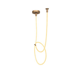 Lucide JANDERIN - Plafonnière - LED Dimb. - CCT - 1x36W 2200K/3300K - Champagne kleur - Vibes