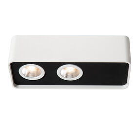 Lucide ANGULAR - Plafondspot - LED Dimb. - 2x5W 2700K - Wit - Premium Lucide ANGULAR - Plafondspot - LED Dimb. - 2x5W 2700K - Wit - Premium