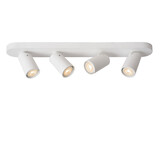 Lucide XYRUS - Plafondspot - LED Dim to warm - GU10 (MR16) - 4x5W 2200K/3000K - Wit