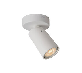 Lucide XYRUS - Plafondspot - Ø 9 cm - LED Dim to warm - GU10 (MR16) - 1x5W 2200K/3000K - Wit Lucide XYRUS - Plafondspot - Ø 9 cm - LED Dim to warm - GU10 (MR16) - 1x5W 2200K/3000K - Wit
