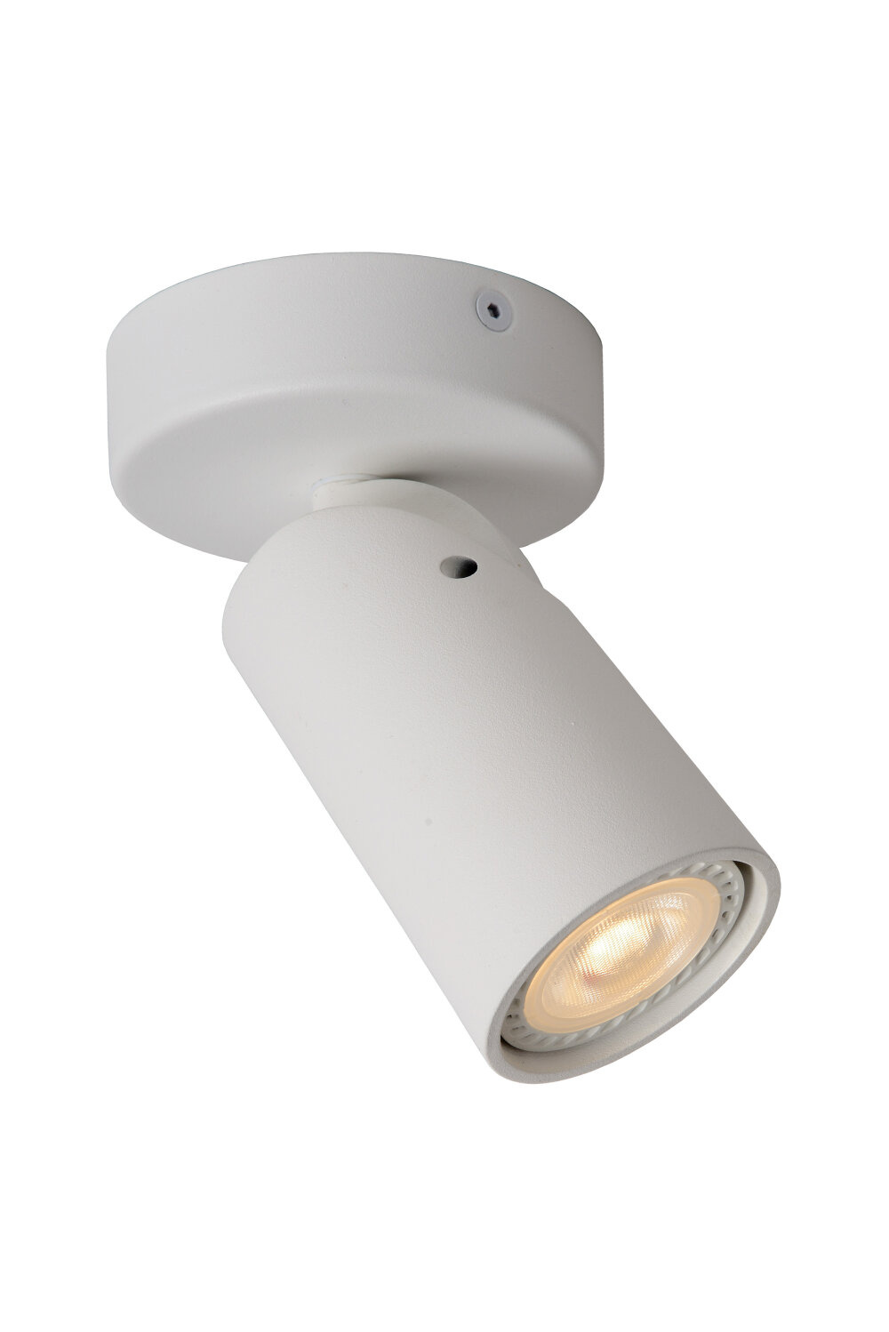 Lucide XYRUS - Plafondspot - Ø 9 cm - LED Dim to warm - GU10 (MR16) - 1x5W 2200K/3000K - Wit