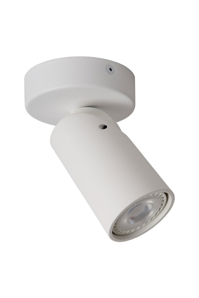 Lucide XYRUS - Plafondspot - Ø 9 cm - LED Dim to warm - GU10 (MR16) - 1x5W 2200K/3000K - Wit