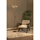 Lucide APPLAUSE - Vloerlamp - Ø 33 cm - LED Dimb. - CCT - 2700K/4000K - Koffie - Premium