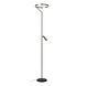 Lucide APPLAUSE - Vloerlamp - Ø 33 cm - LED Dimb. - CCT - 2700K/4000K - Grijs ijzer - Premium Lucide APPLAUSE - Vloerlamp - Ø 33 cm - LED Dimb. - CCT - 2700K/4000K - Grijs ijzer - Premium