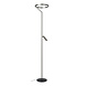 Lucide APPLAUSE - Vloerlamp - Ø 33 cm - LED Dimb. - CCT - 2700K/4000K - Grijs ijzer - Premium Lucide APPLAUSE - Vloerlamp - Ø 33 cm - LED Dimb. - CCT - 2700K/4000K - Grijs ijzer - Premium
