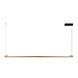 Lucide BRAGA - Hanglamp - LED Dimb. - CCT - 1x36W 2700K/4000K - Handbewegingssensor - Koffie - Premium