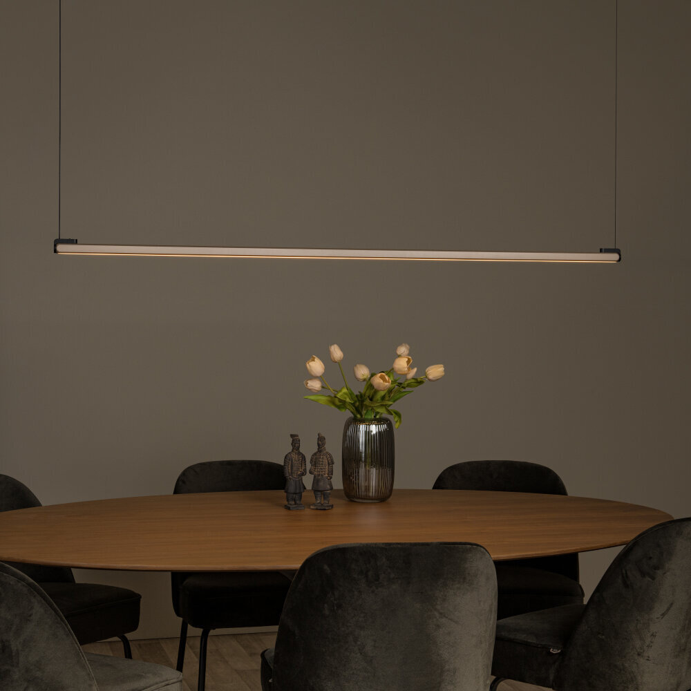 Lucide BRAGA - Hanglamp - LED Dimb. - CCT - 1x36W 2700K/4000K - Handbewegingssensor - Koffie - Premium