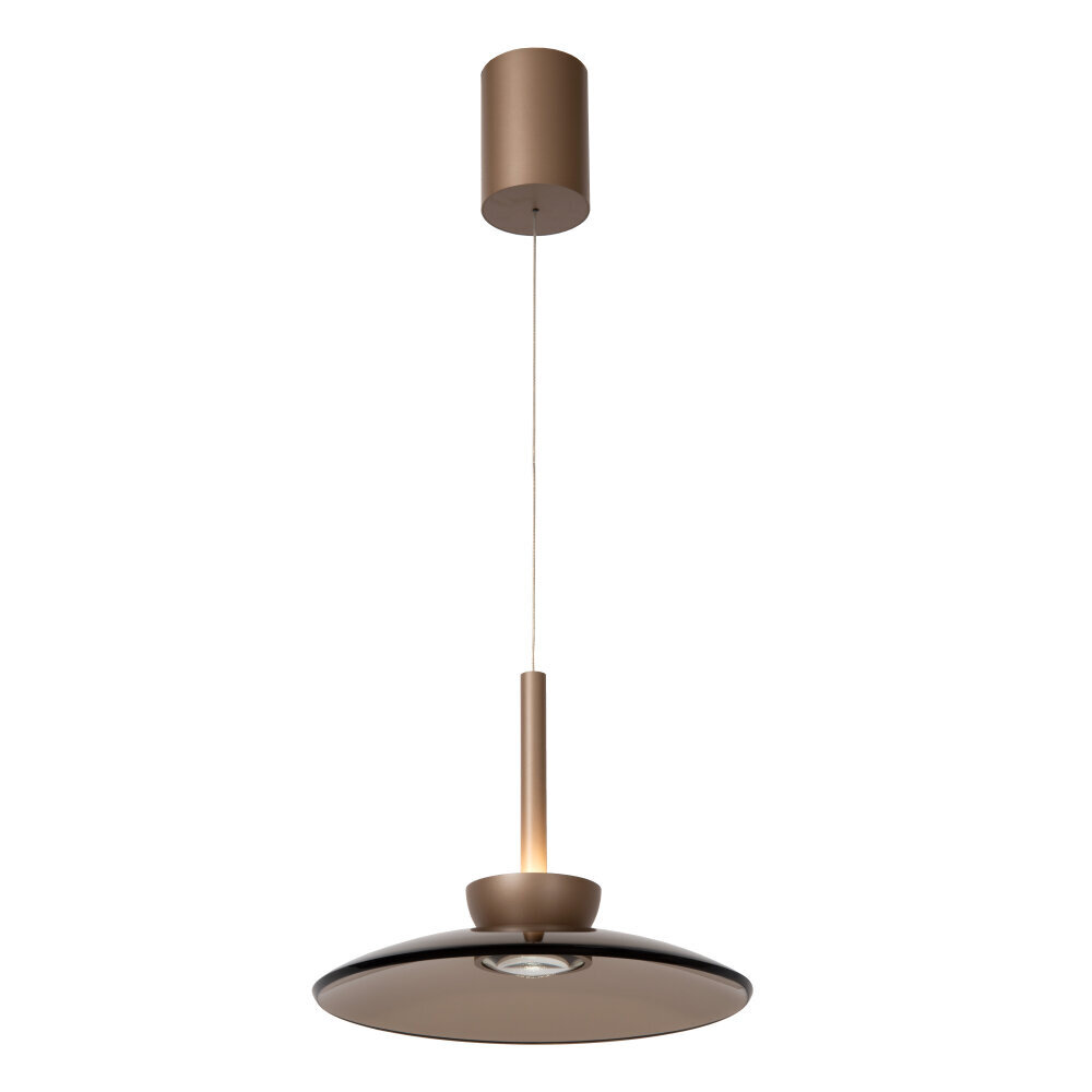 Lucide SANTIAGO - Hanglamp - Ø 32 cm - LED Dimb. - CCT - 1x16W 2700K/4000K - Amber - Premium Lucide SANTIAGO - Hanglamp - Ø 32 cm - LED Dimb. - CCT - 1x16W 2700K/4000K - Amber - Premium