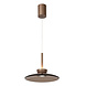 Lucide SANTIAGO - Hanglamp - Ø 32 cm - LED Dimb. - CCT - 1x16W 2700K/4000K - Amber - Premium Lucide SANTIAGO - Hanglamp - Ø 32 cm - LED Dimb. - CCT - 1x16W 2700K/4000K - Amber - Premium