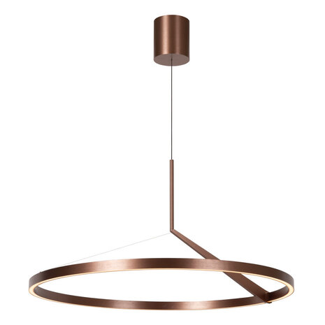 Lucide APPLAUSE - Hanglamp - Ø 80 cm - LED Dimb. - CCT - 1x50W 2700K/4000K - Handbewegingssensor - Koffie - Premium