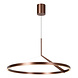 Lucide APPLAUSE - Hanglamp - Ø 80 cm - LED Dimb. - CCT - 1x50W 2700K/4000K - Handbewegingssensor - Koffie - Premium