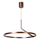 Lucide APPLAUSE - Hanglamp - Ø 80 cm - LED Dimb. - CCT - 1x50W 2700K/4000K - Handbewegingssensor - Koffie - Premium